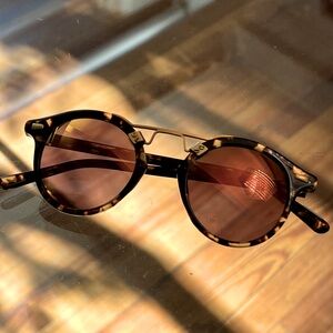 KREWE St. Louis sunglasses in tortoise frame